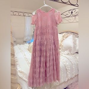 Dollcake pink long lace dress